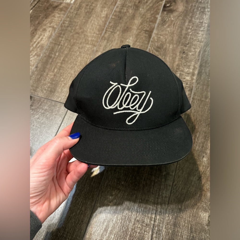 Obey Cap BLACK. Mens or Womens